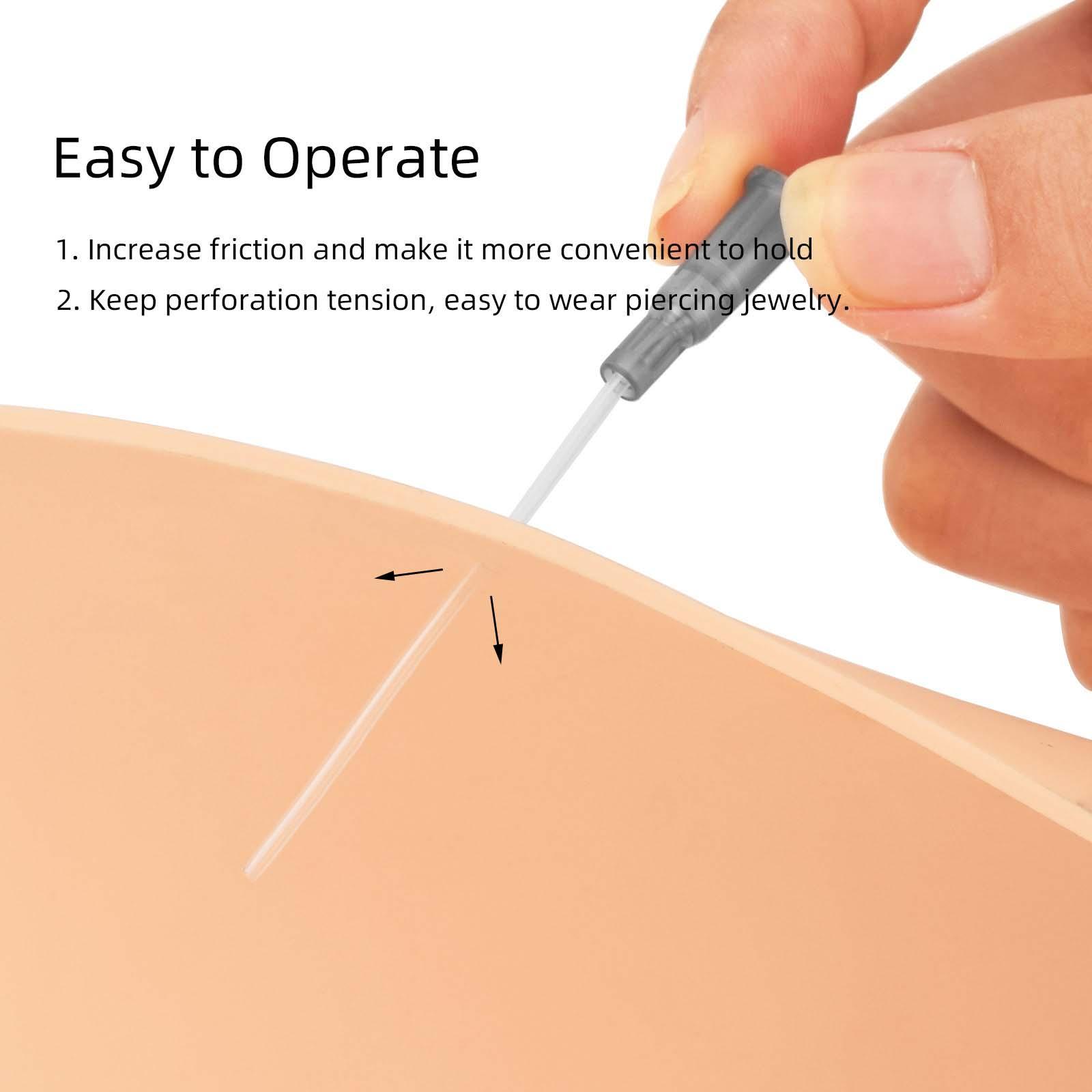 Body Piercing Needles for Belly Navel Piercings Tattoo Piercings Tool grey