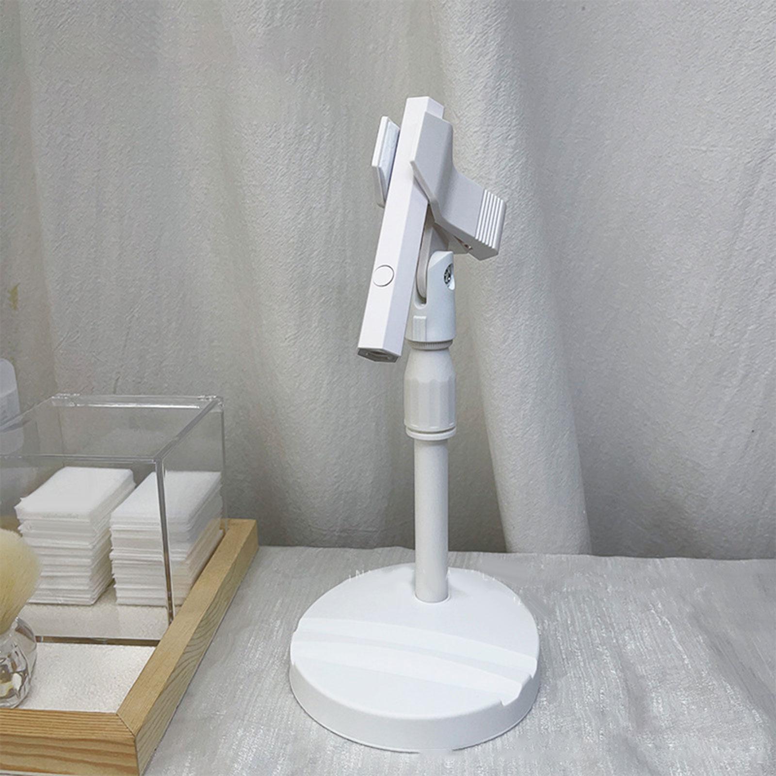 Mini Nail Light Stand with Phone Holder Flexible Handheld Curing Light Stand