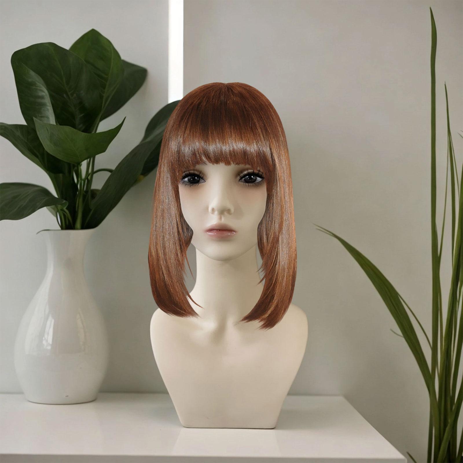 Female Wig Head Mannequin Multipurpose Manikin for Hats Earrings Wigs Making