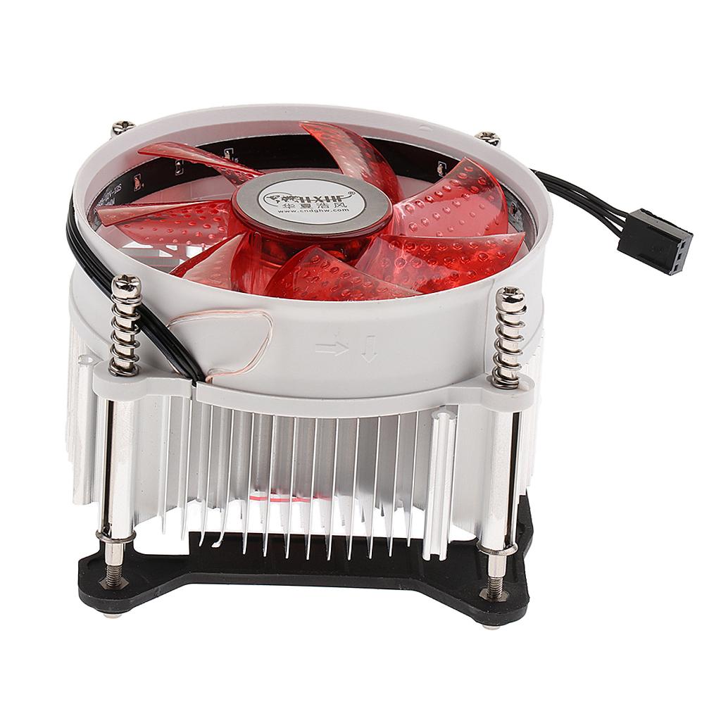 4 Pin Computer CPU Cooling Cooler Fans Case Quiet Heatsinks 90x90mm Red