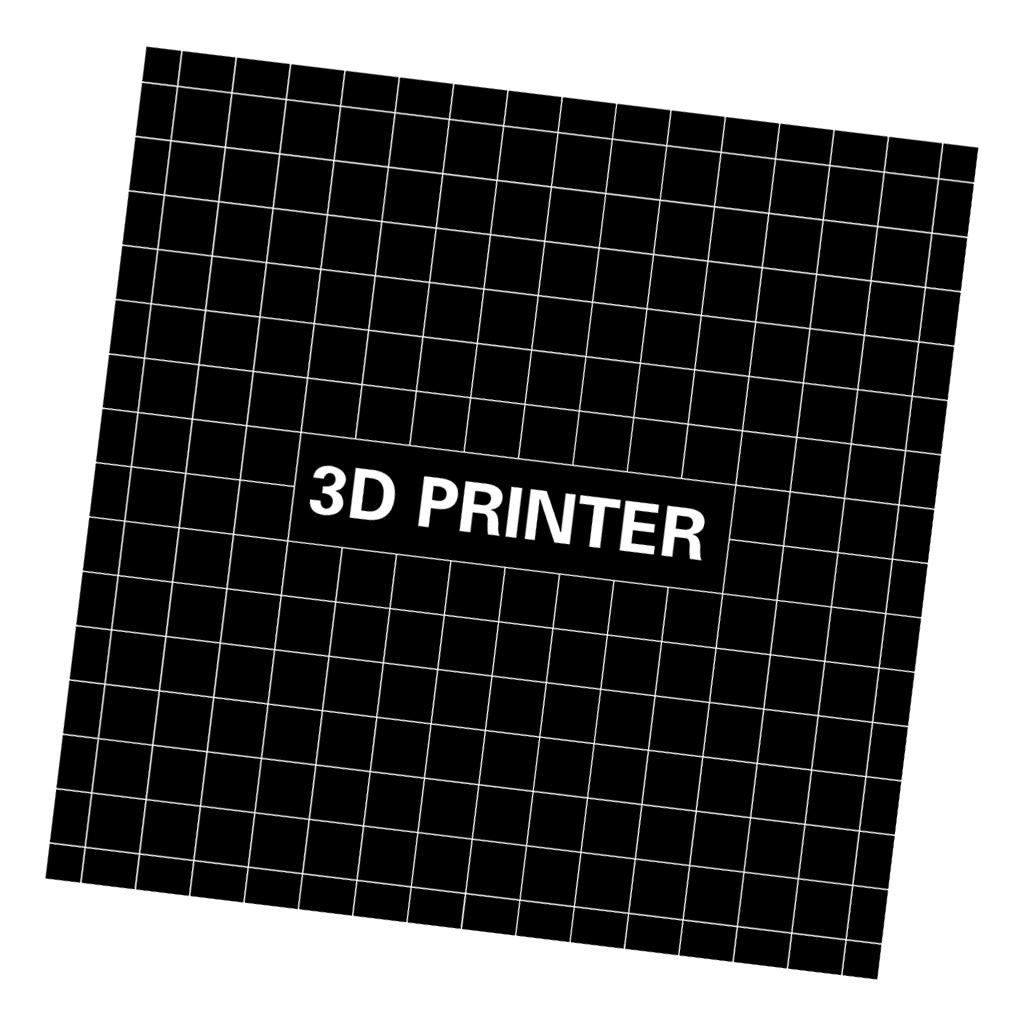 3D Printer Build Surface 300/235/220mm Print Plate Heat Bed Platform Sticker 