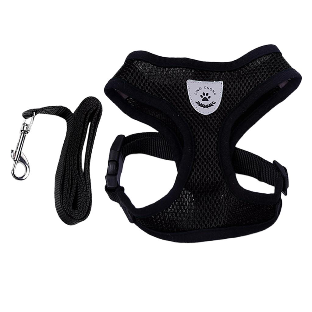Breathable Dog Harness Set Pet Vest Leash with Handle Dog Supplies
