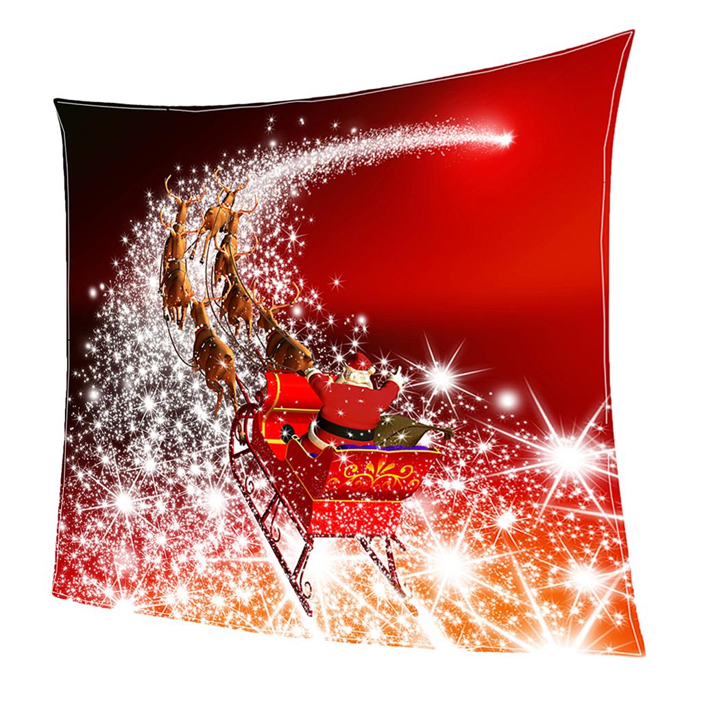 Weihnachtsdecke Doppel Fleece Weihnachten Drucken Weiches Warmes Sofa