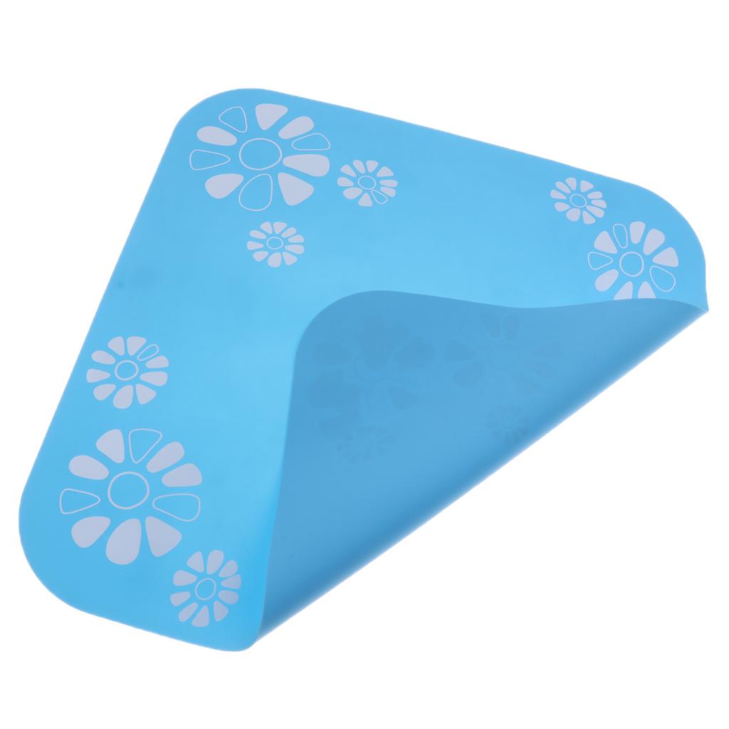 Automatic Flower Water Fountain Mat Pet Waterer Silicone Pad Placemat  #1