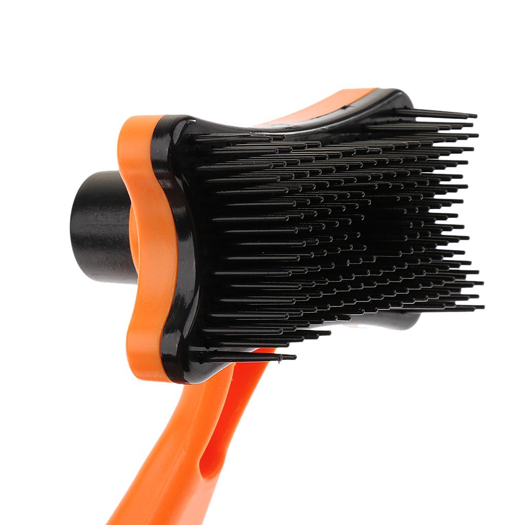 Gentle Pet Dog Cat Hair Grooming Comb Slicker Brush Groomer Tools Orange