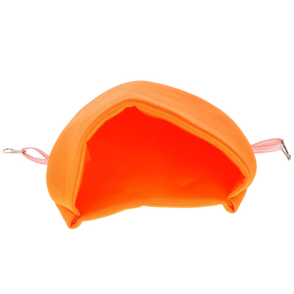Hamster Hammock Hanging Bed House Habitats Cage for Gerbil Chinchilla Orange