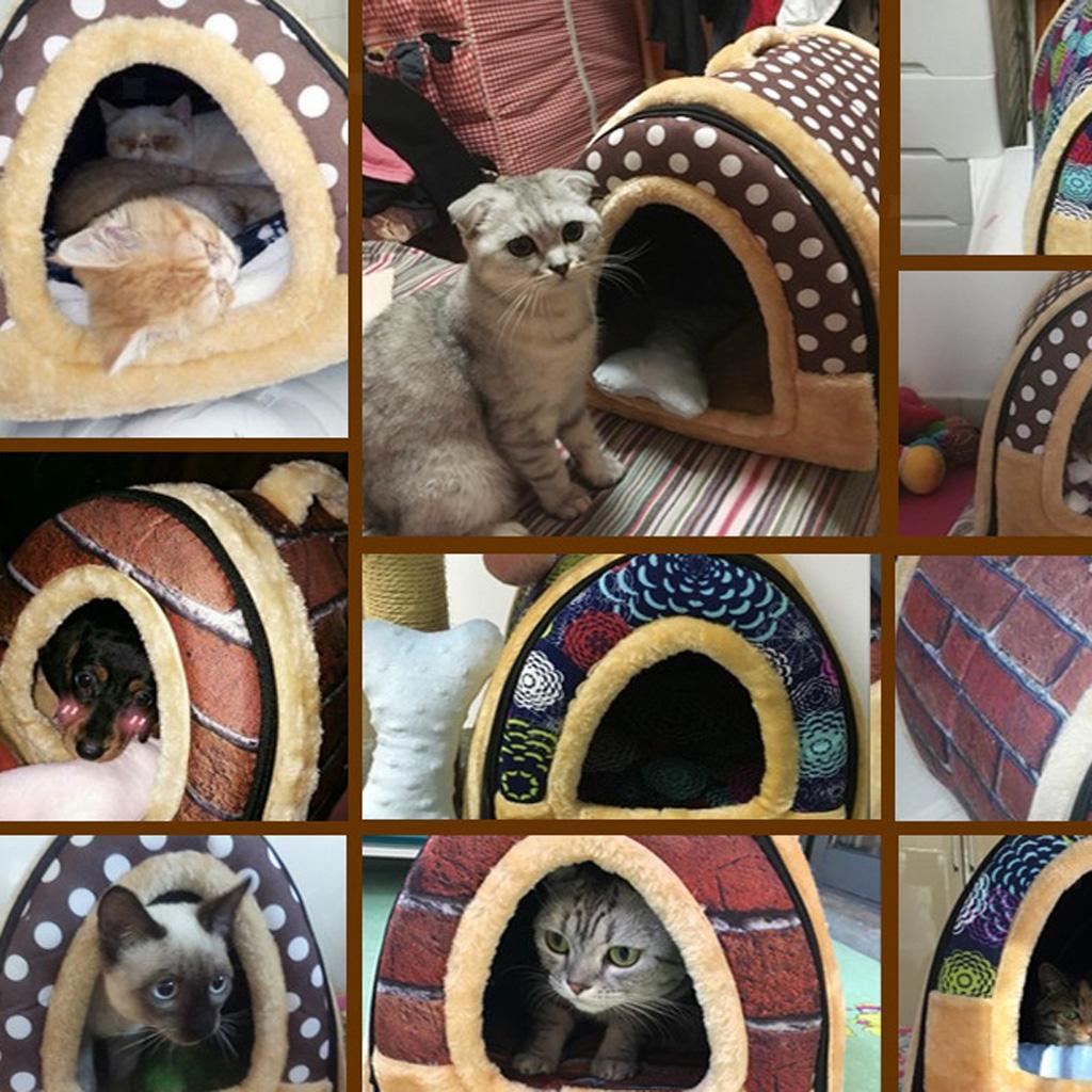 tier Hund Katze Bett weich warm Kennel Nest tier Schlafmatte eBay