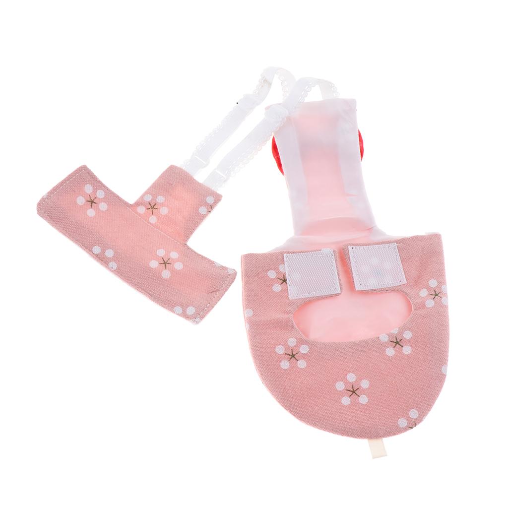 Parrot Reusable Nappies Pocket Cloth Diaper Bird Pee Pad Pink Flower L