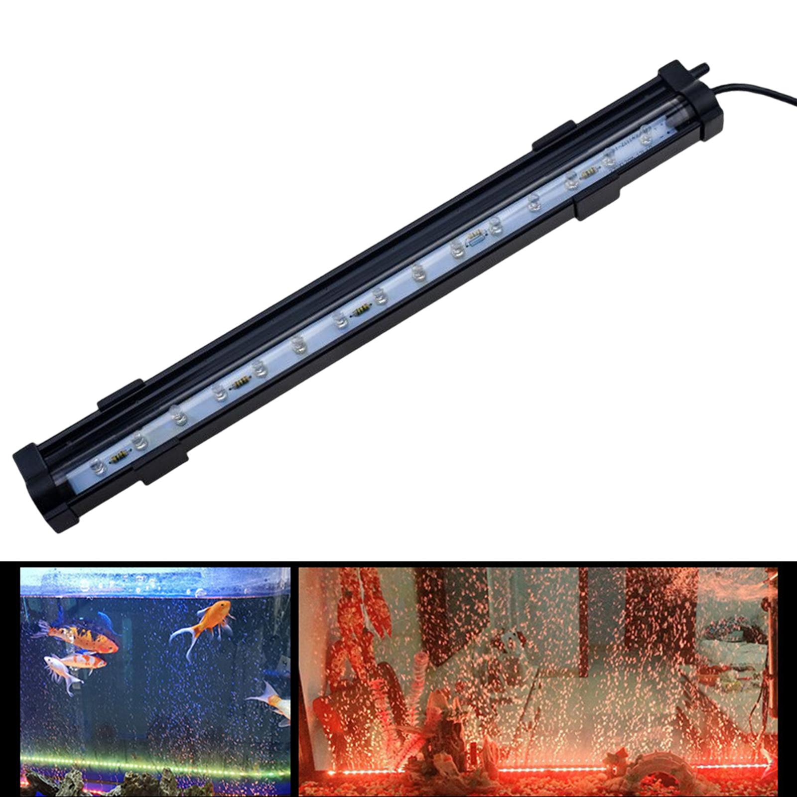 LED Aquarium Light Fish Tank Lamp Submersible Underwater Light Waterproof 13.98inch