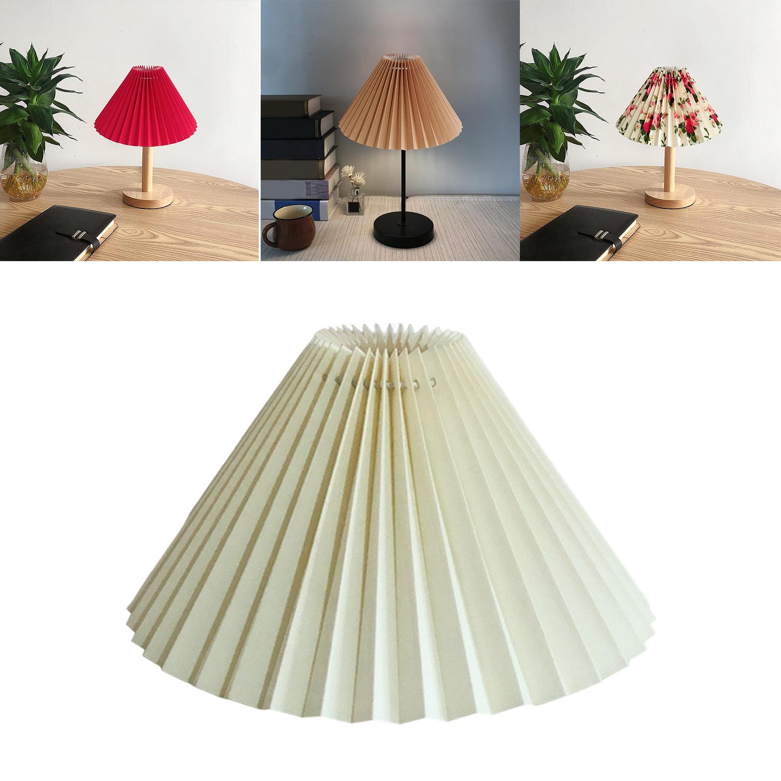 2 Pieces Lampshade Cloth Table Ceiling Shade Bedroom