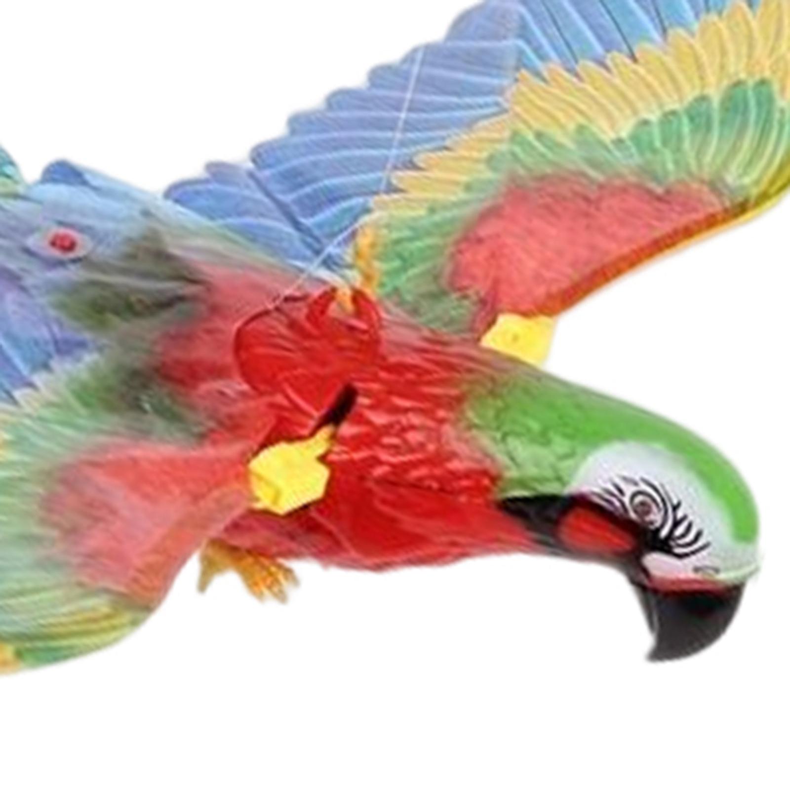 Electric Flying Bird Toy with Hanging Wire Automatic for Ceiling Parrot