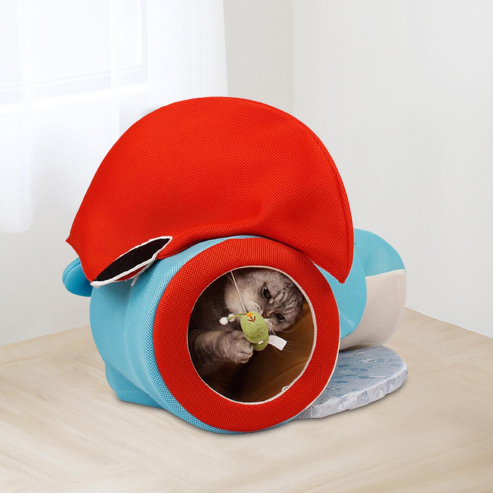Cat Tunnel with Play Ball House Tunnel Entertainment Kitten Tunnel Tube Parrot