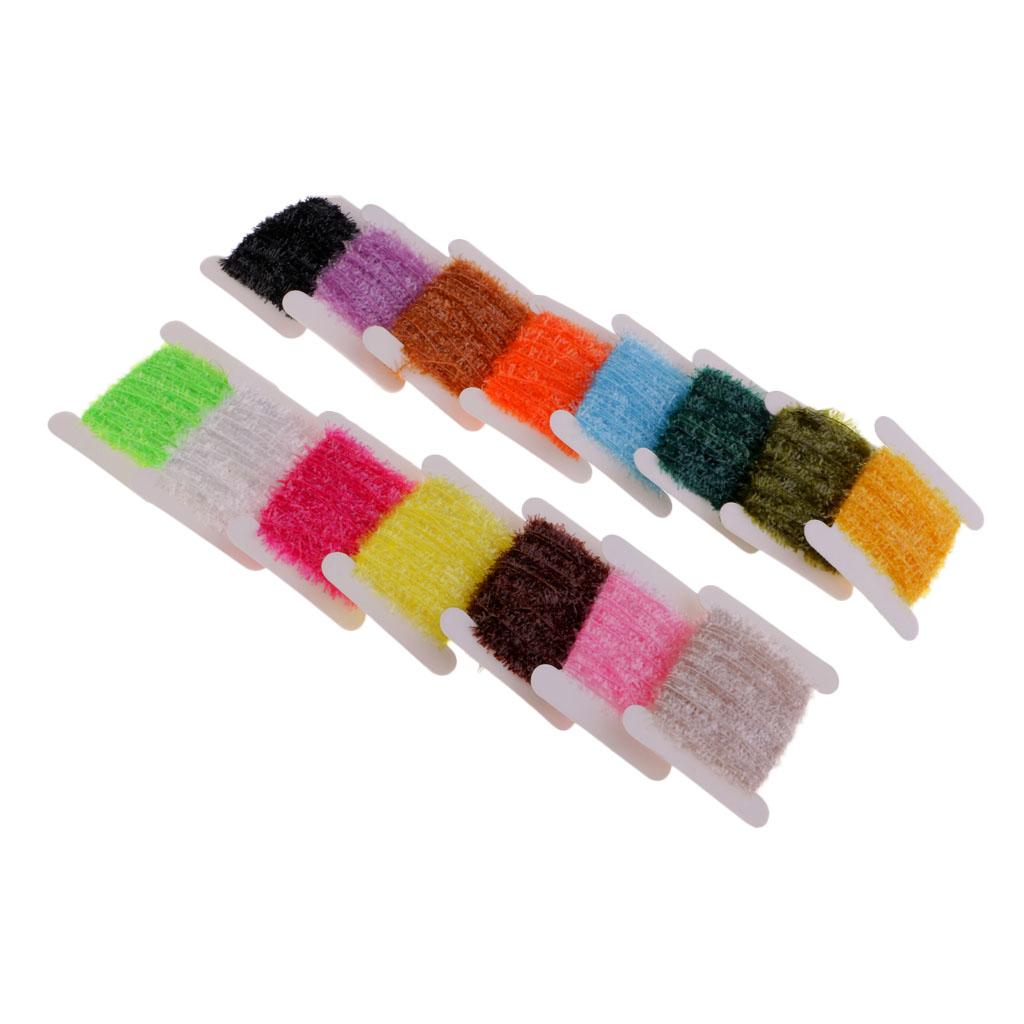 Fly Fishing Tinsel Chenille 15 Cards