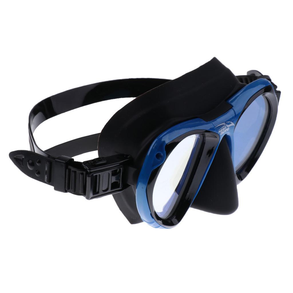 Adult Scuba  Silicone Large Frame Goggles  Mask Dry 