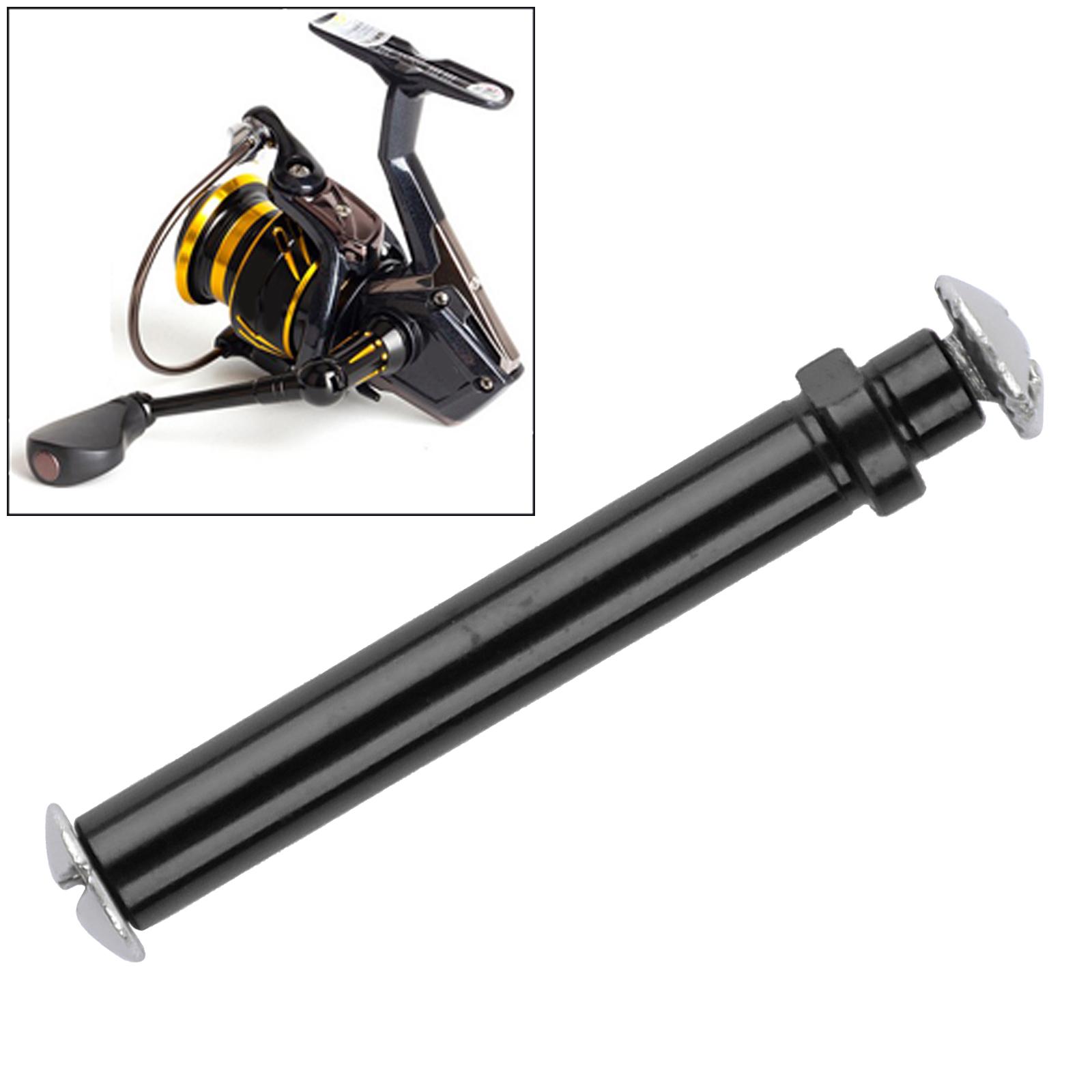 Alloy Fishing Reel Shaft Repairing Tool Handle Knob Accessory 3cm Black