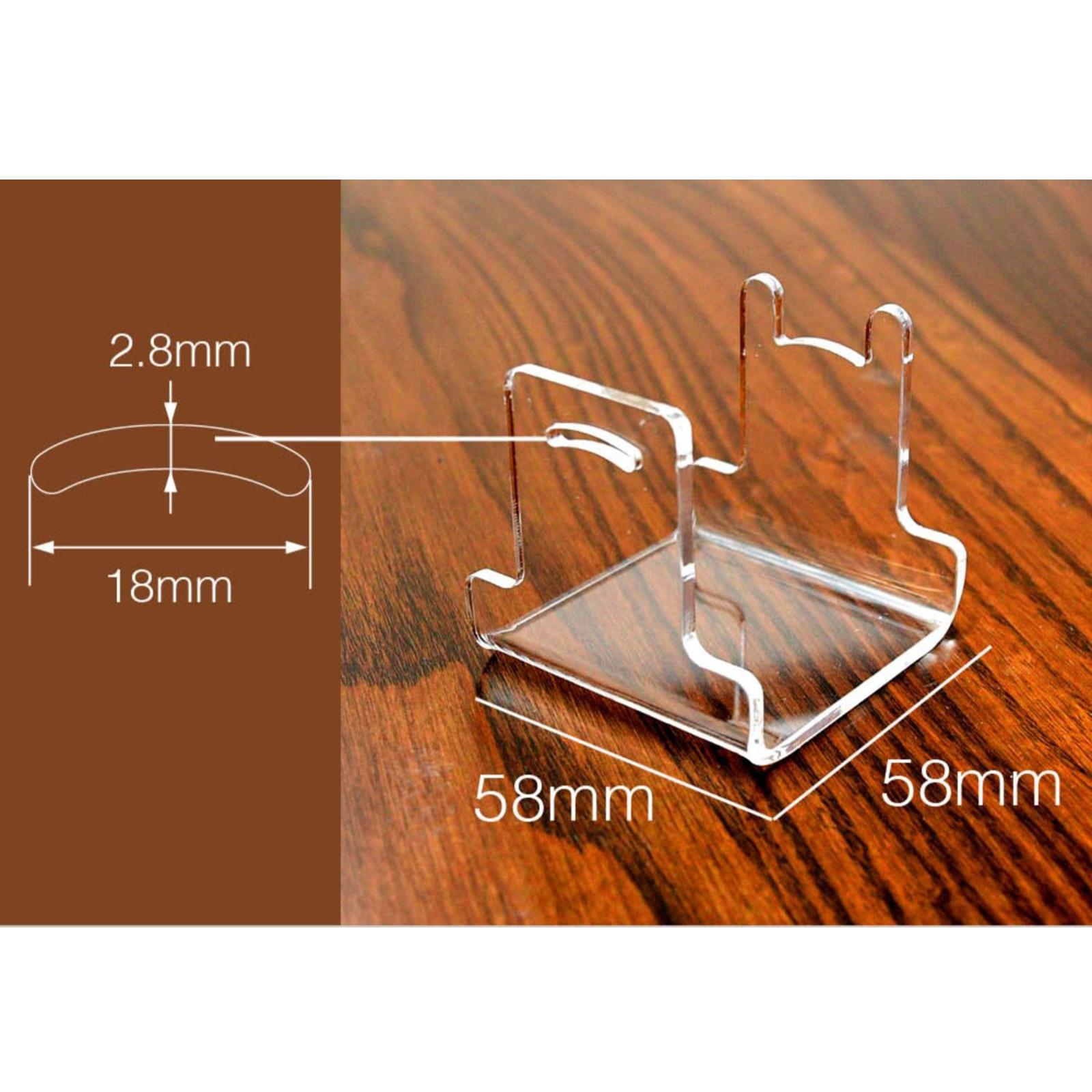 Fishing Reel Display Stand Organizing Rack Acrylic Accs Solid Portable B