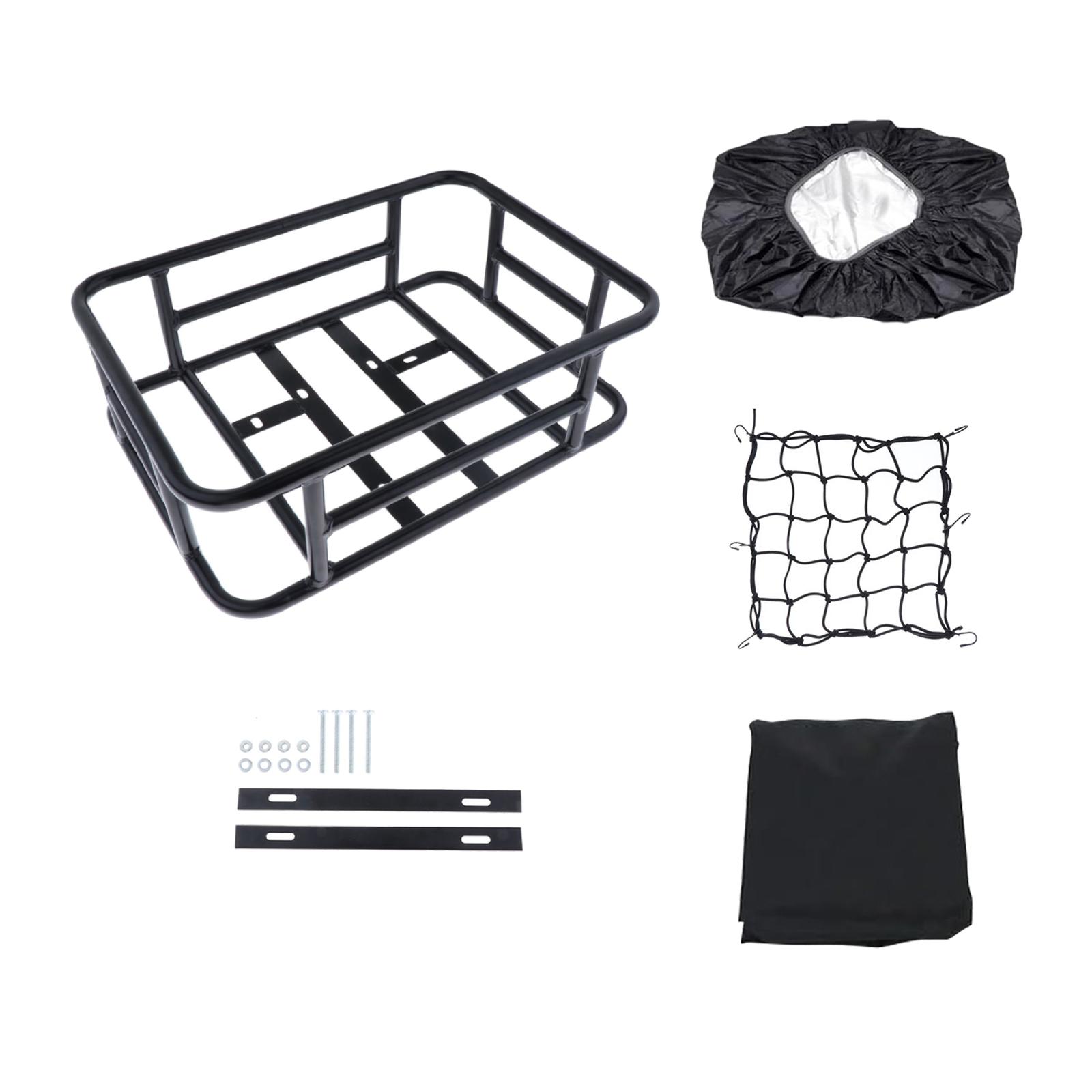 Metal Rear Bike Basket