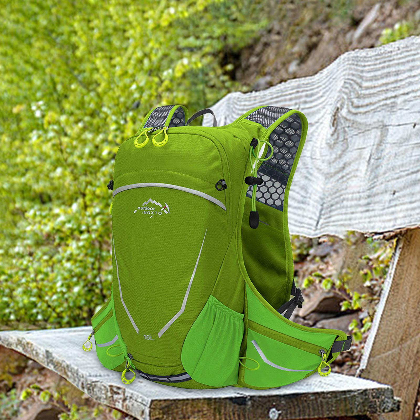 Hydration Pack Waterproof 16L Hydration Backpack for Cycling Climbing Riding Green