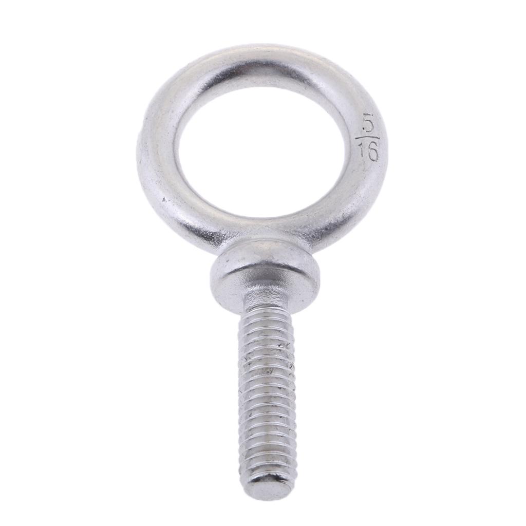 304 Stainless Steel Lifting Eye Bolt Ring Shape Screws Nuts Part M6