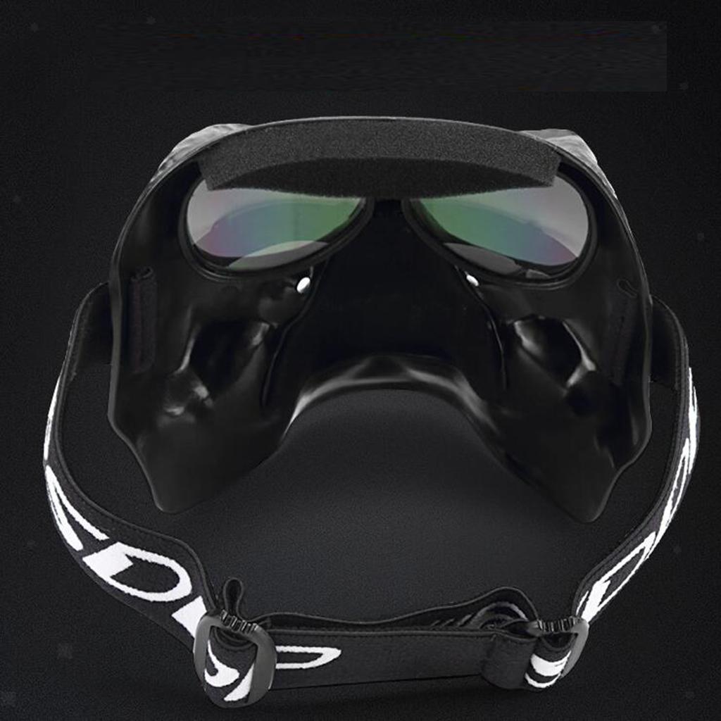 Motorcycle Goggles Helmet Mask Motocross Skull Windproof Glasses Eyeware | eBay