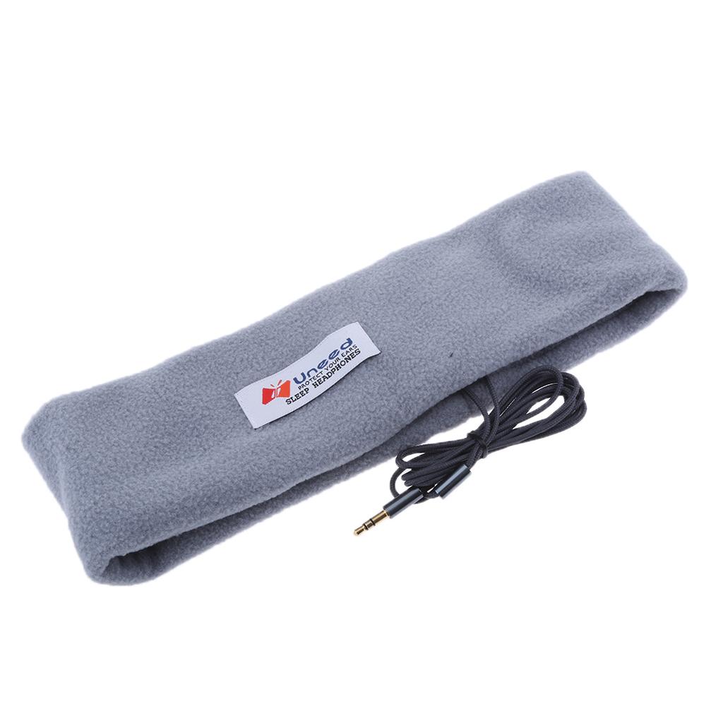 Soft Washable Noise Cancelling Wired Sleep Headband Headphones Eye Mask