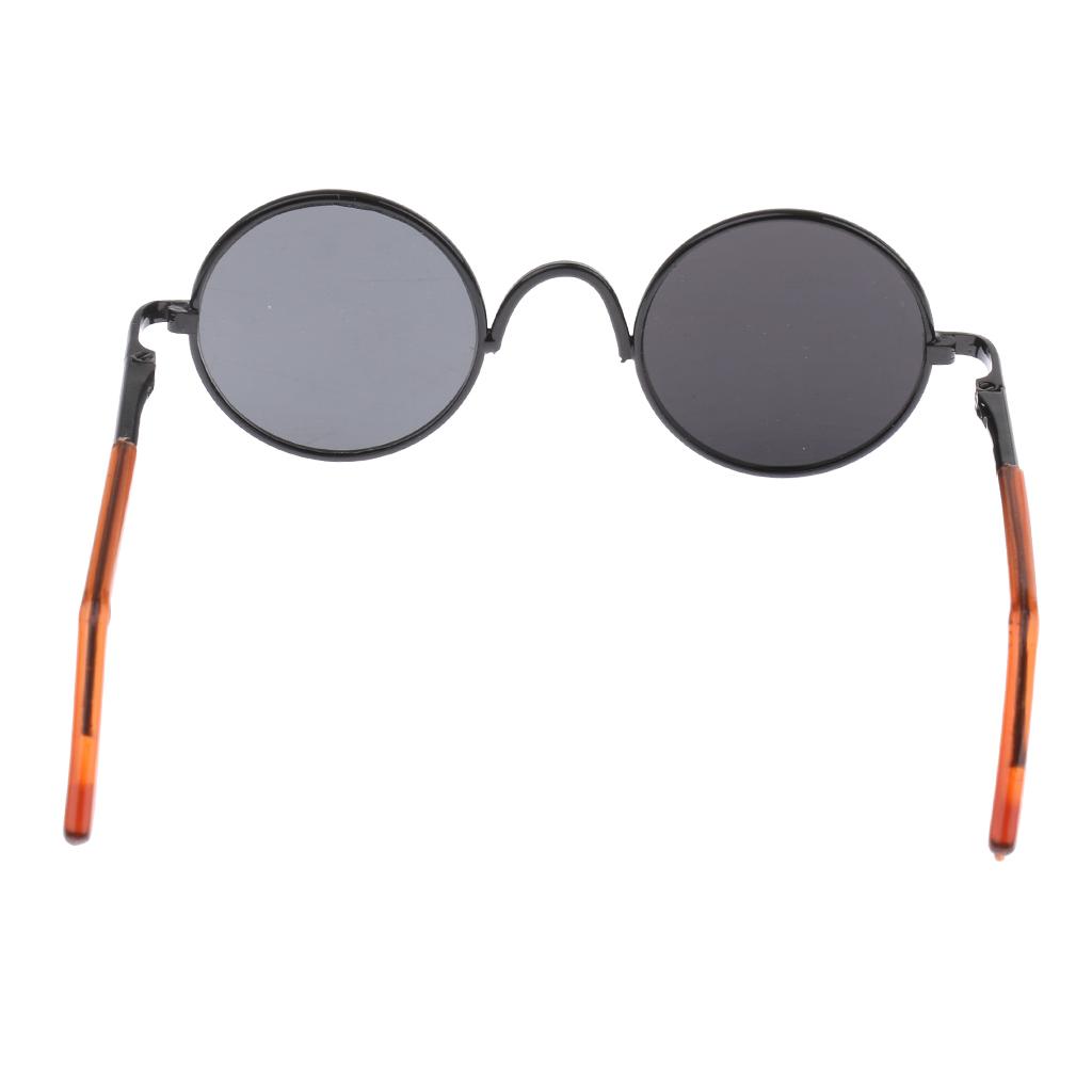 Puppen Brille Runde Sonnenbrille Eyegalsses Eyewear Für 1/6 Modepuppe 