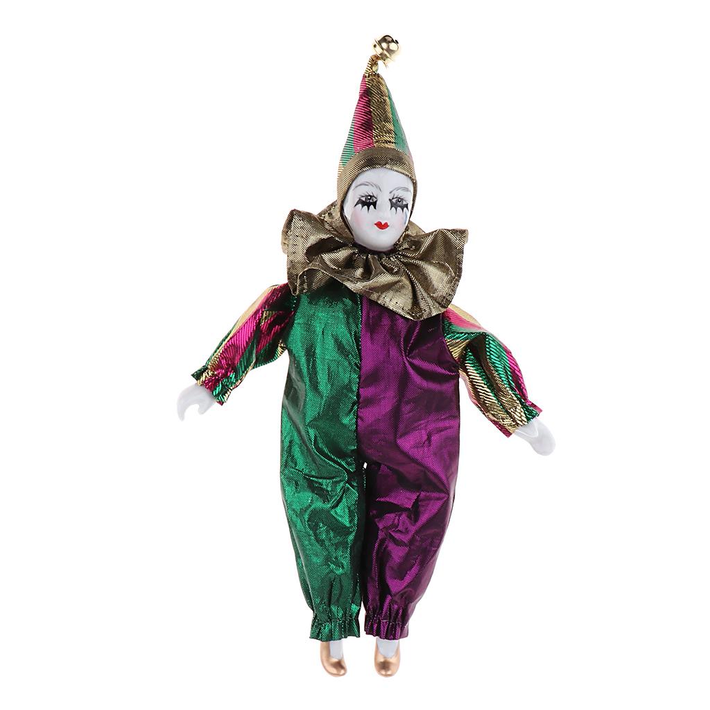 Clown Porcelain Doll 22cm