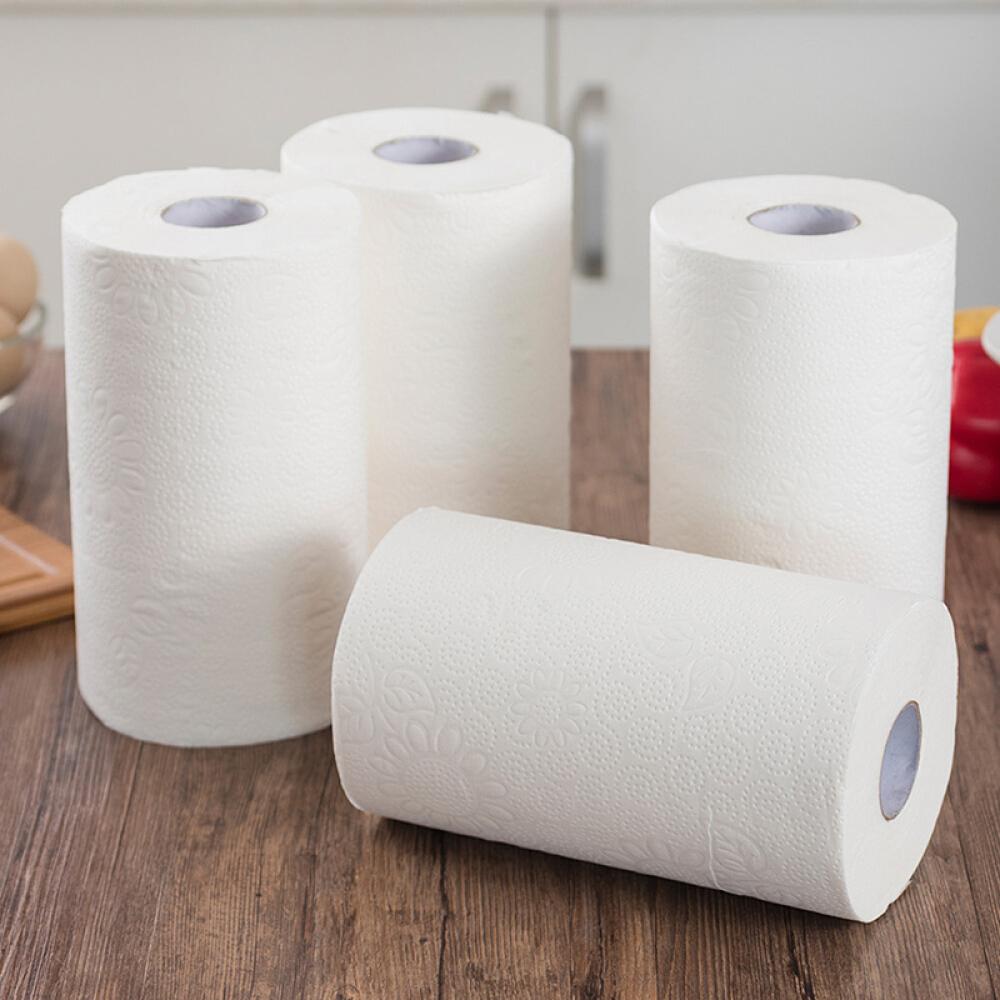 Kitchen Rolls Household Oil-Absorbing Cleaning Care Toilet Paper Towels