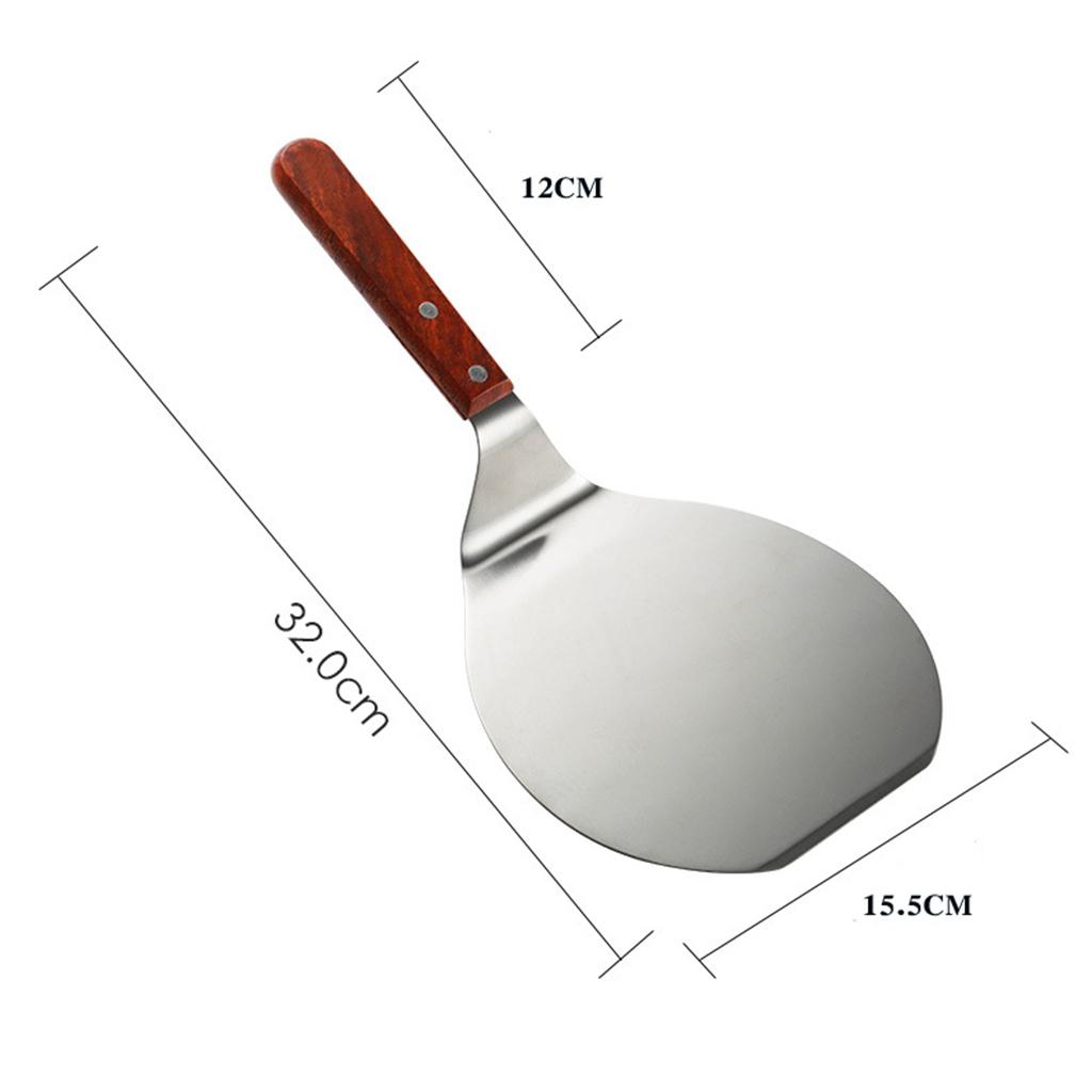 13''Stainless Steel Pizza Peel Oven Shovel Spatula Bakers Paddle Cake Lifter