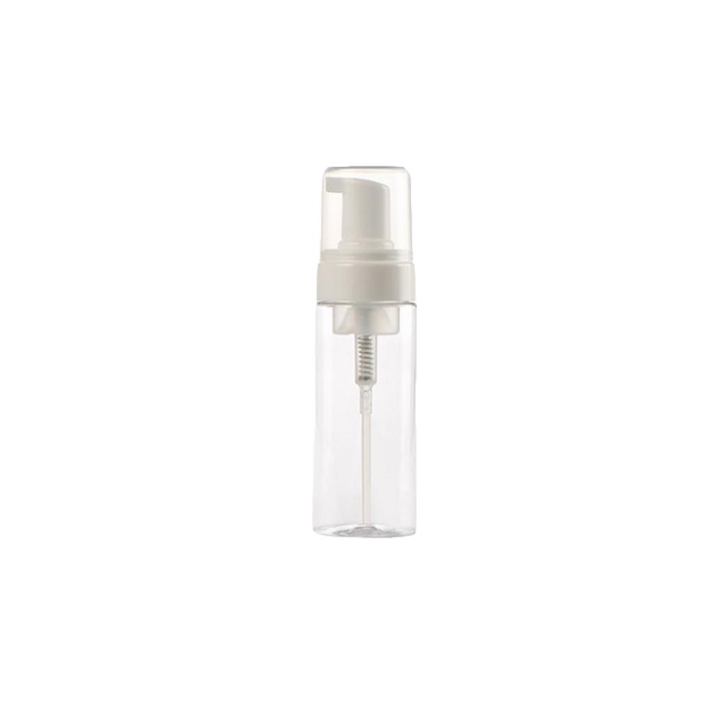 Refillable Foam Pump Dispenser Foaming Split Bottle 150ml Transparent