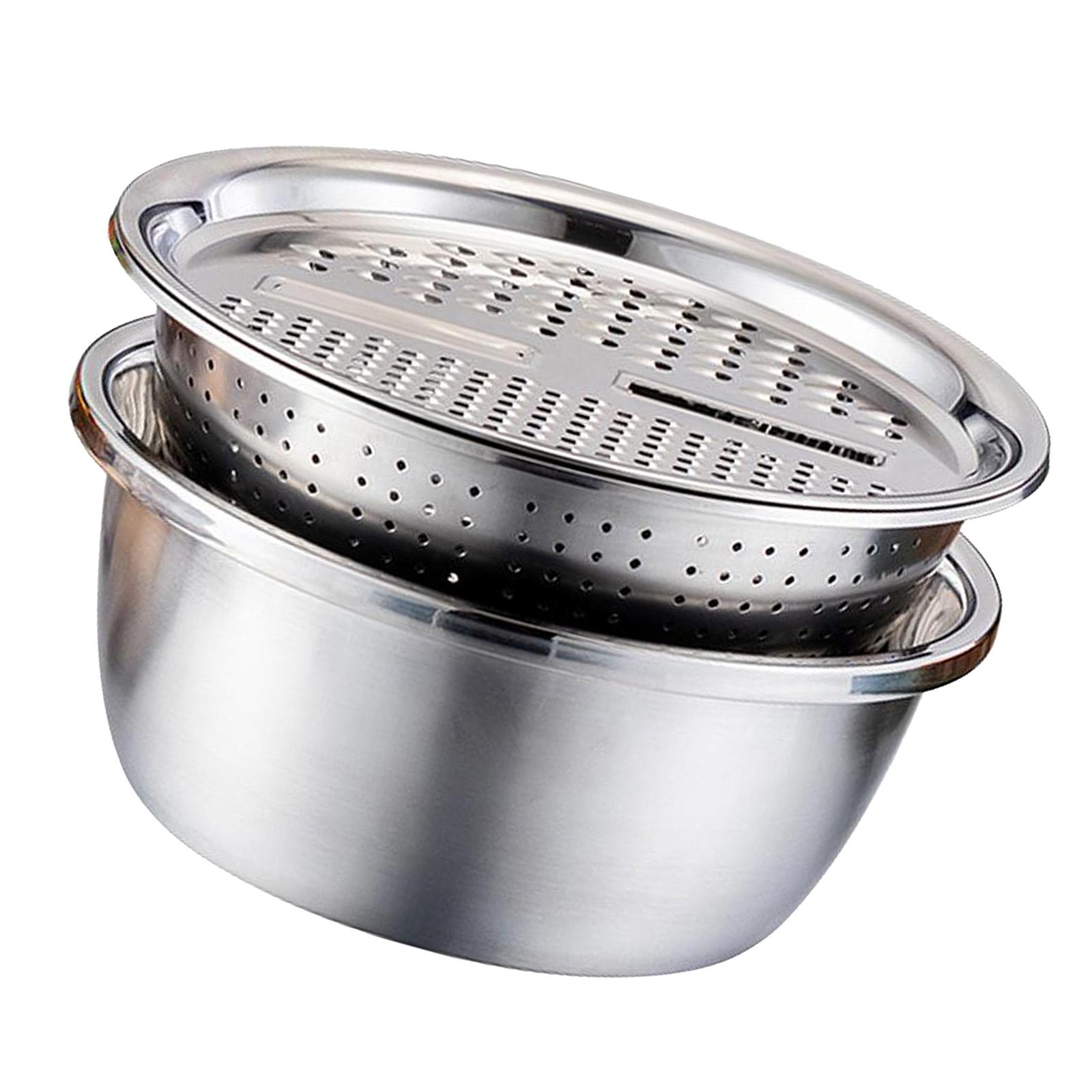 Stainless Steel Salad Maker Bowl
