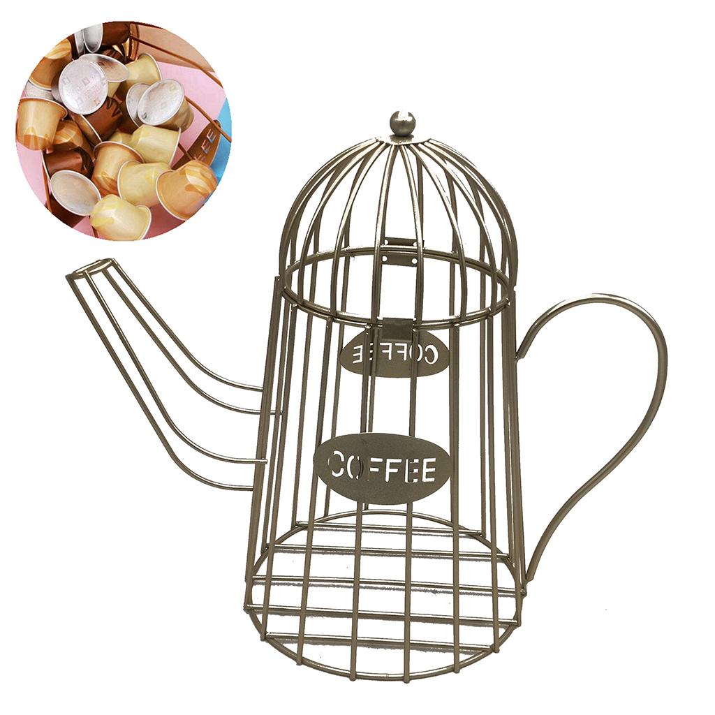 Coffee Pod Organizer Holder  Capsule Storage Basket Coffee Cup Basket L