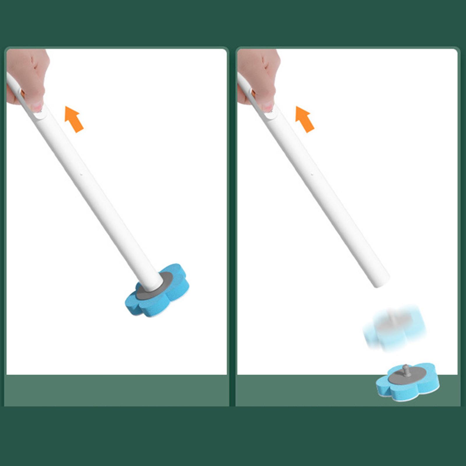 Disposable Toilet Brush Toilet Bowl Brush Refill Head 10 Blue Bursh  Head