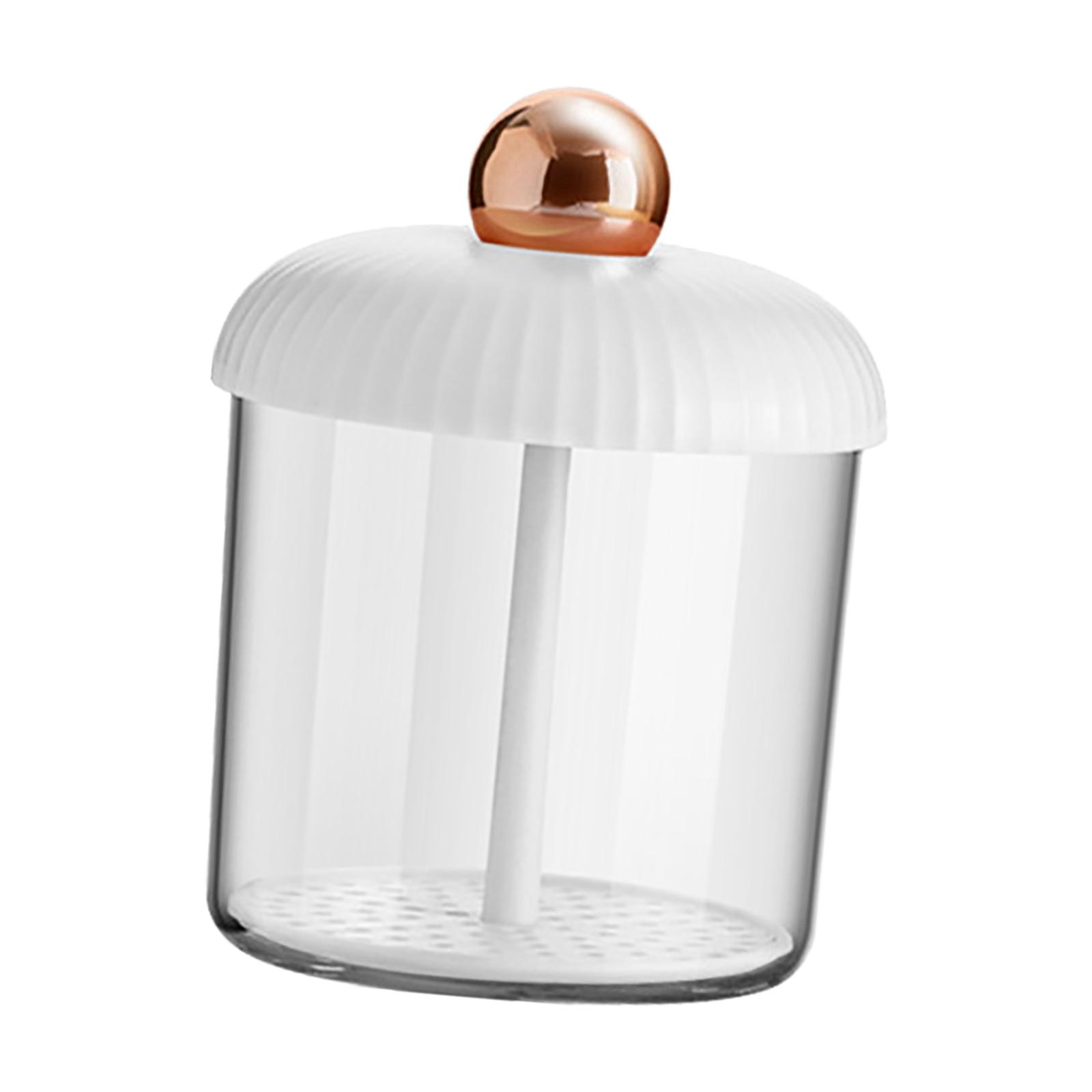 Transparent Porous Bubbler Foam Maker Home Bubble Maker, Facial Cleanser White