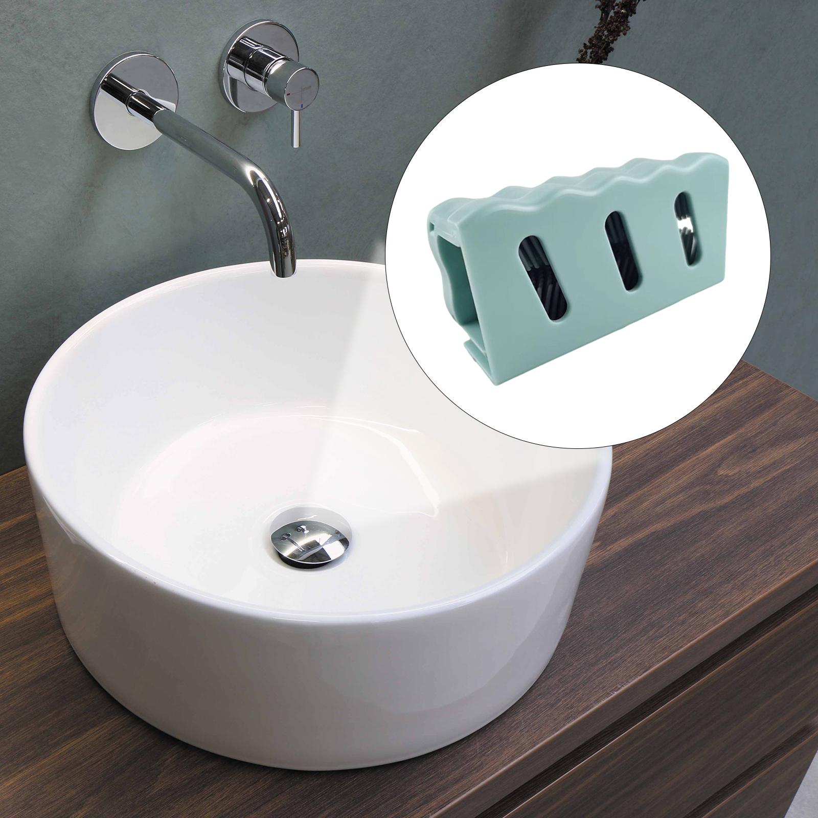 Shower Wall Hair Catchers Detachable Anti Blocking for Kitchen Bathroom Green