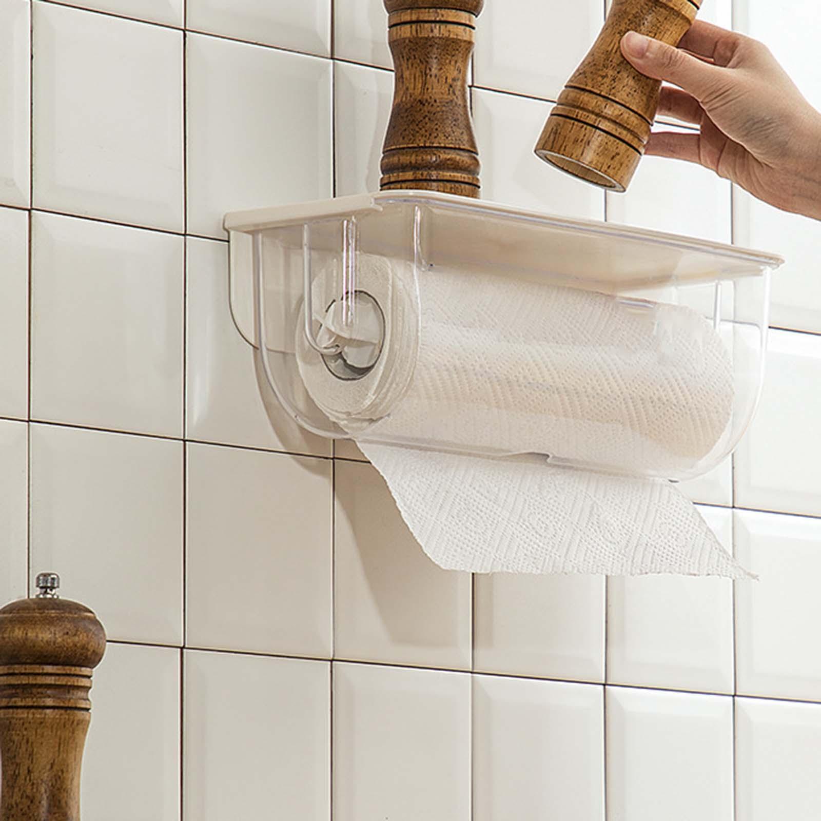 Wall Mounted Kitchen Paper Holder Toilet Paper Wall Dispenser for Restaurant