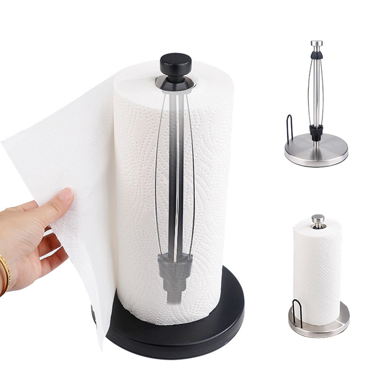 Countertop Paper Towel Holder Stylish Toilet Paper Holder Stand for Washroom