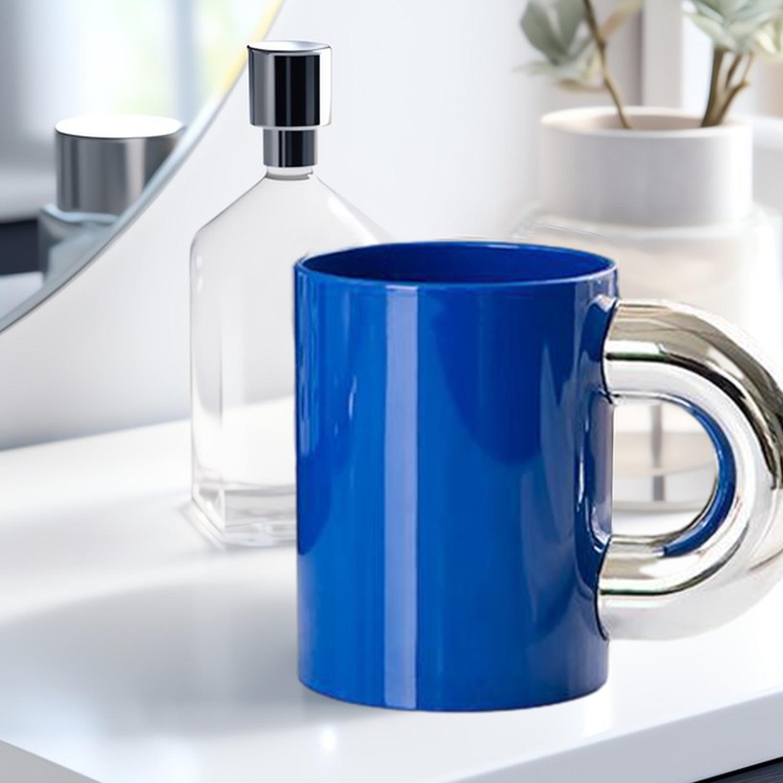 Bathroom Tumbler Multifunctional Mouthwash Cup for Household Children Family Blue
