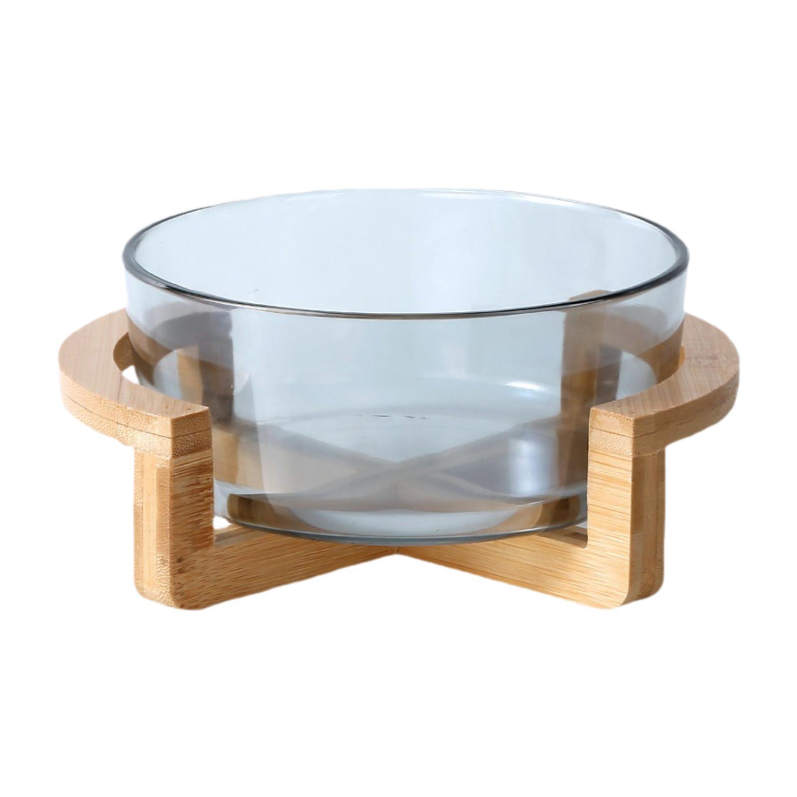 Wood Base Salad Bowl