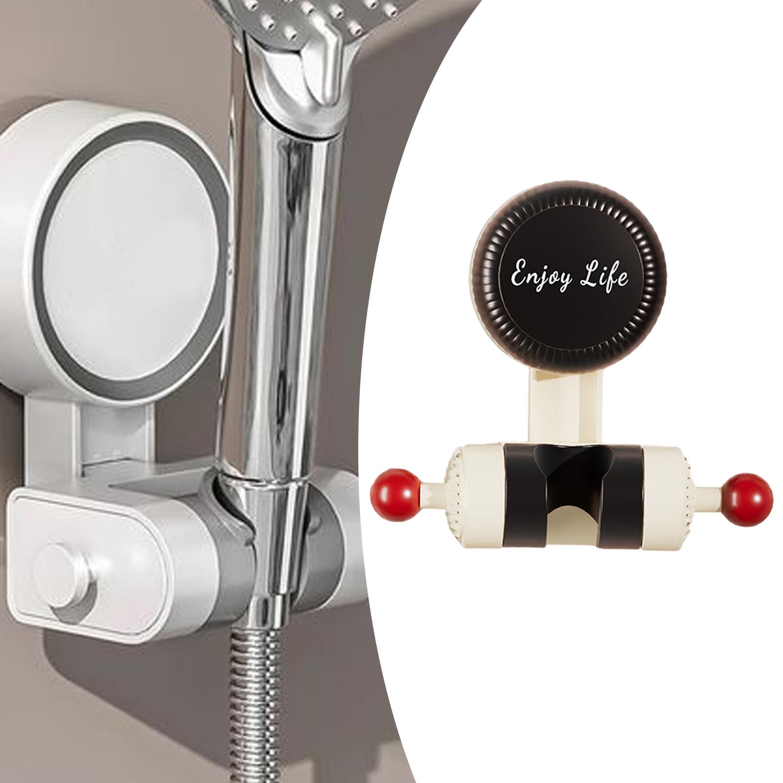 Shower Holder Adjustable Shower Head Bracket for Apartment Restroom Washroom Black