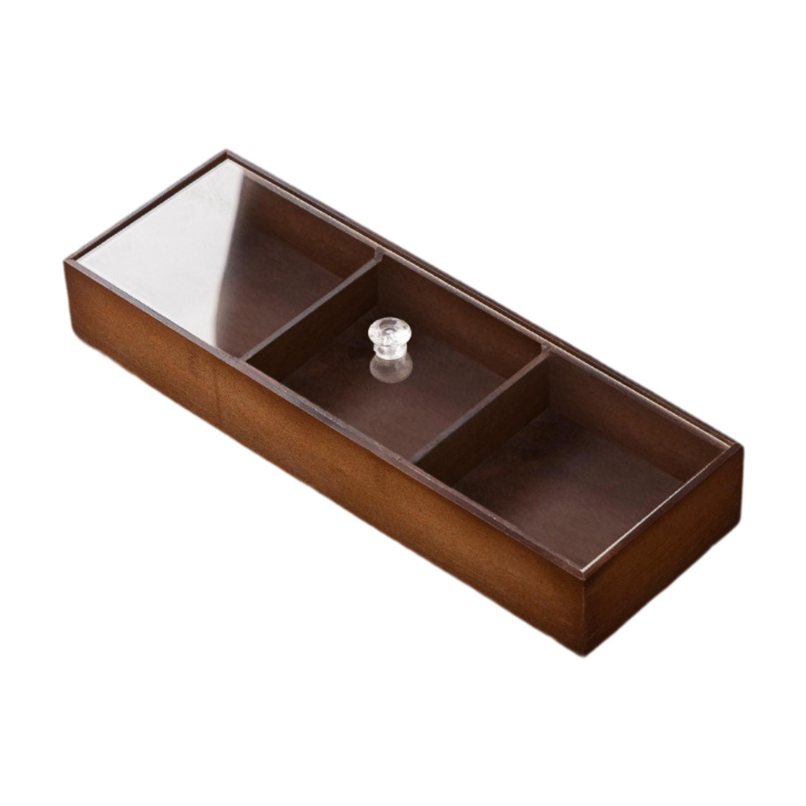Bamboo Storage Tray With Lid