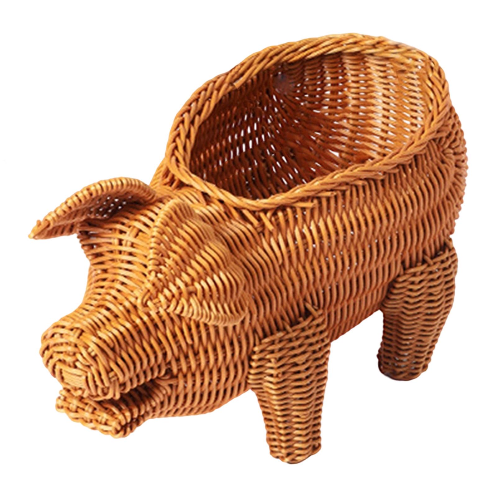 Woven Fruit Basket Bowl