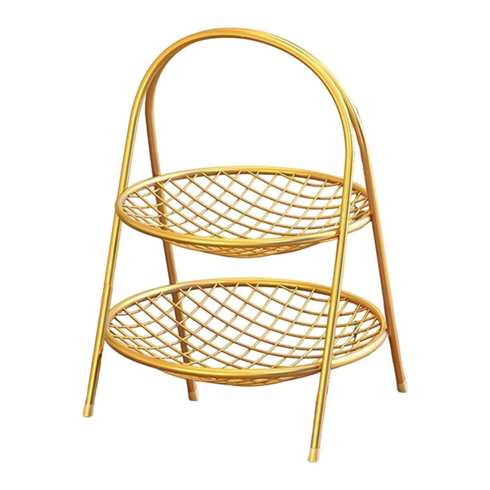 Standing Fruit Basket 2 Tiers