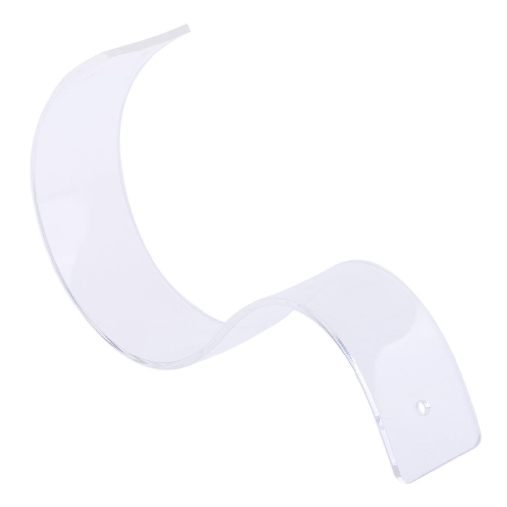 Clear PVC Belt Exhibition Stands Rack Organizer Store Display Holder 4cm