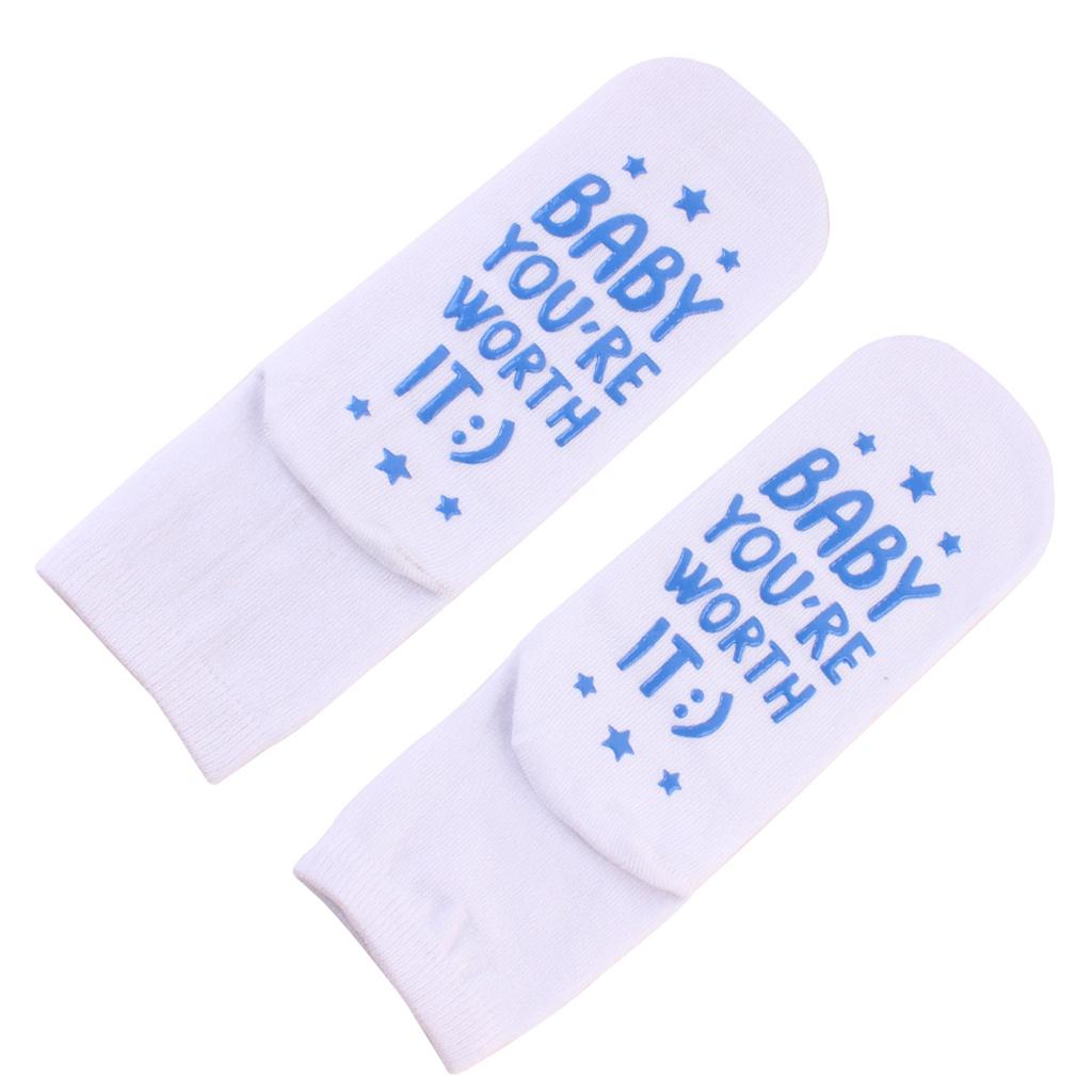 Women's Crew Socks Cute Letters No Slip Cotton Casual Sock Slippers eBay