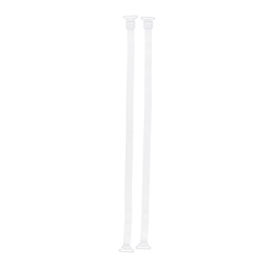 Women's Non-slip Bra Straps Adjustable Replacement Shoulder Straps White