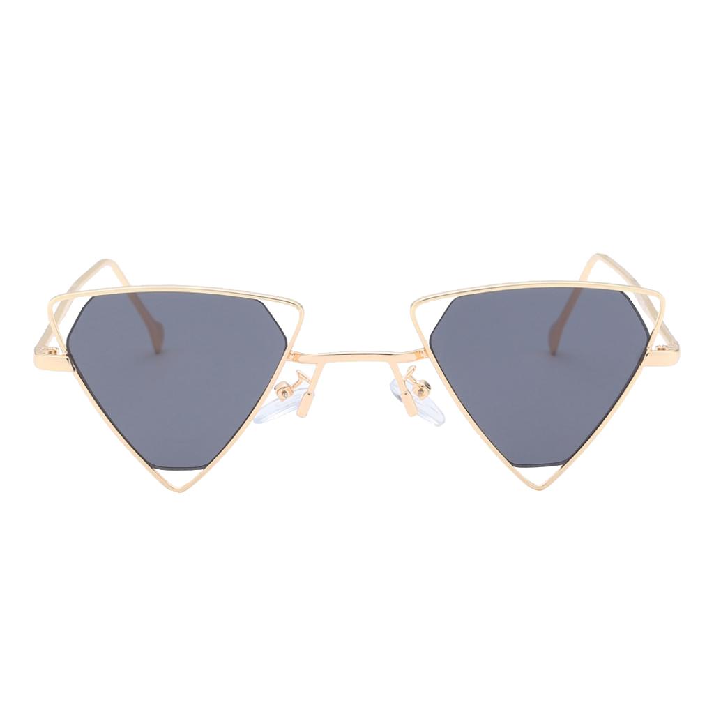 OCCHIALI DA SOLE vintage triangolo anti-UV Occhiali da sole con montatura  in EUR 7,83 - PicClick IT