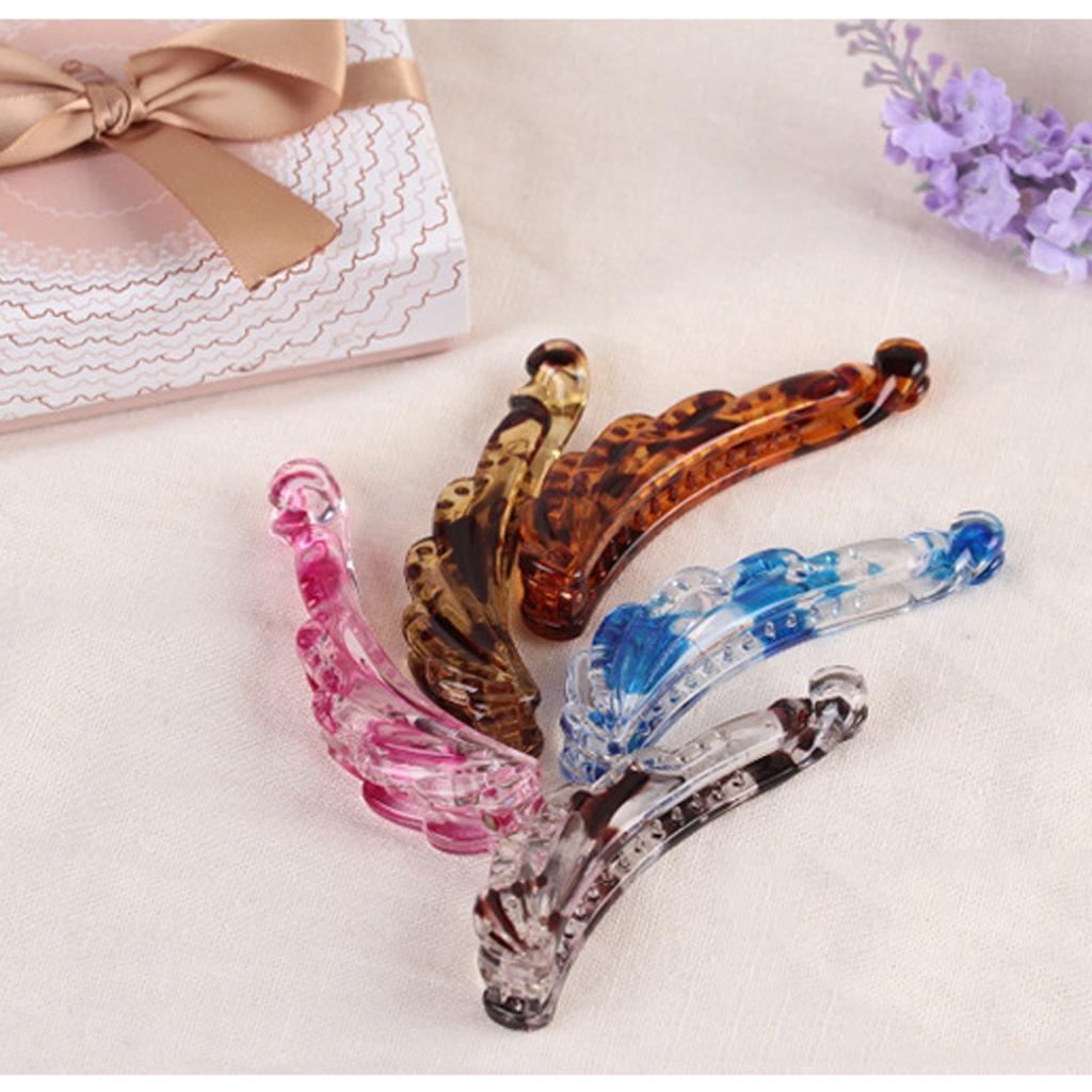 Banana Style Hair Clip Ponytail Holder Hairpin Headwear Accessories Coffee