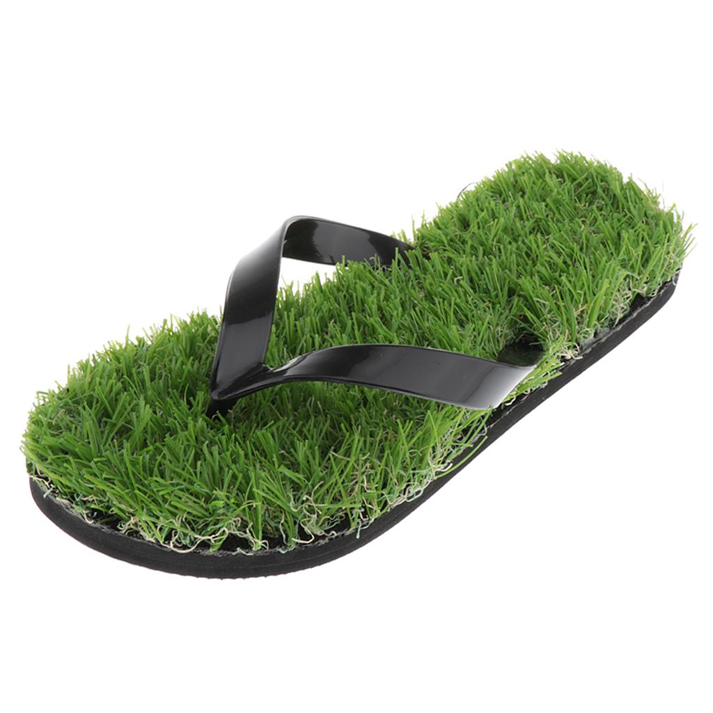 artificial grass slippers