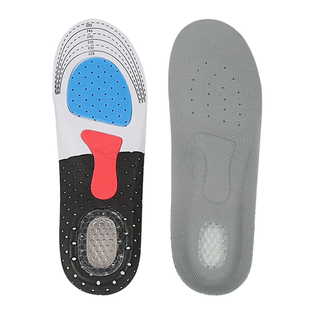 Sports Casual Cushioning Insole Inserts Plantar Fasciitis Insoles Gray